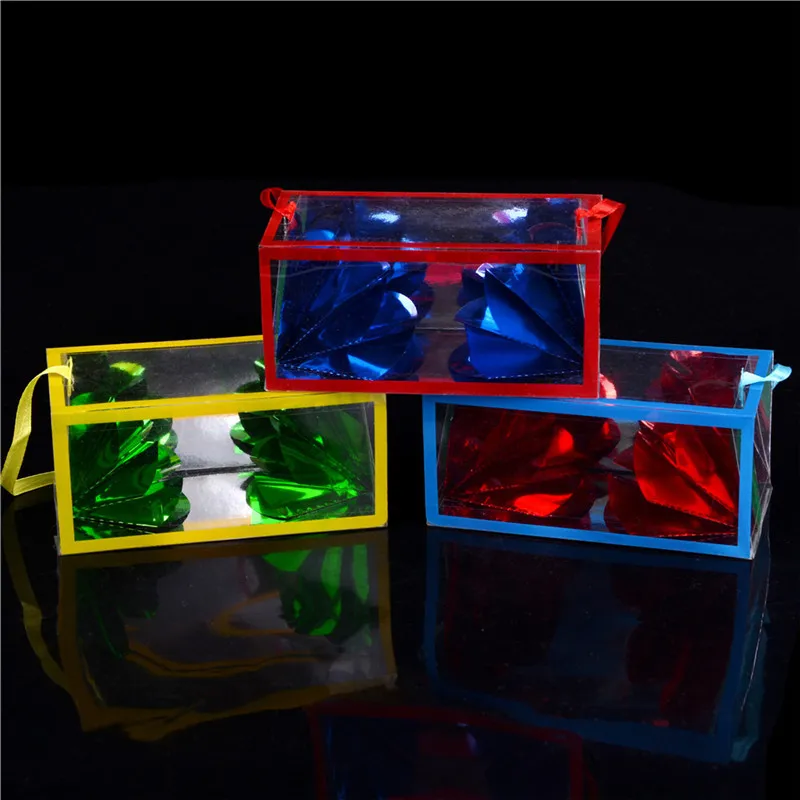 

Super Delux Paper Bag Appearing Flower From Empty Box Stage Magic Tricks Dream Bag Large Illusion Magic Kid Gifts