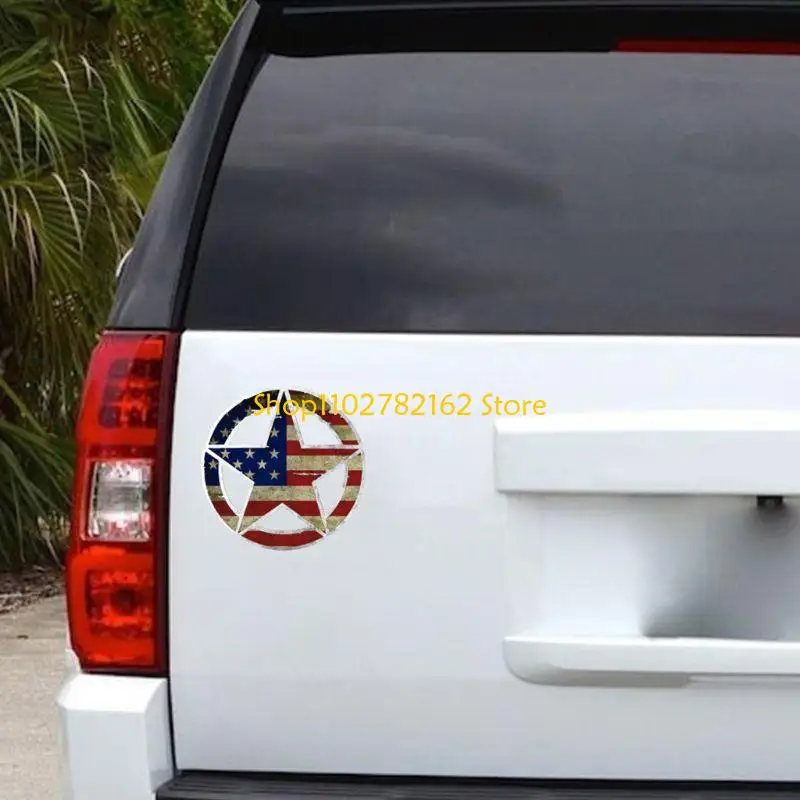 

547B 13cm Star Shaped Car Decal Decorative Sticker Auto Body Decoration Styling Tools