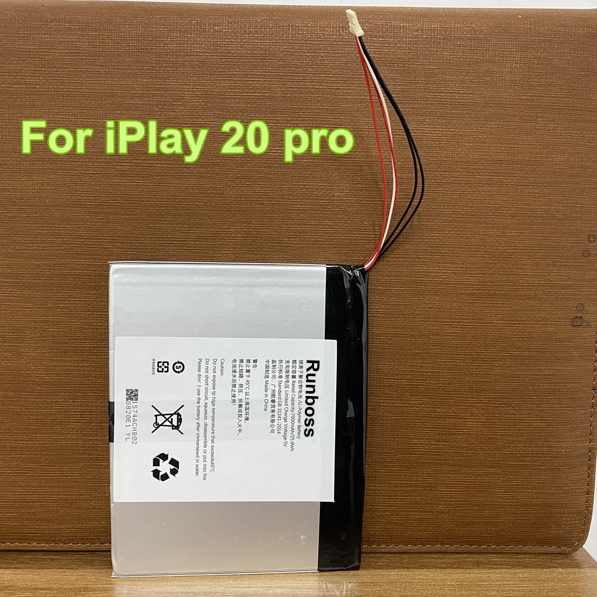 9000mAh 5V 新しいタブレット PC バッテリー Alldocube Cube IPlay 20