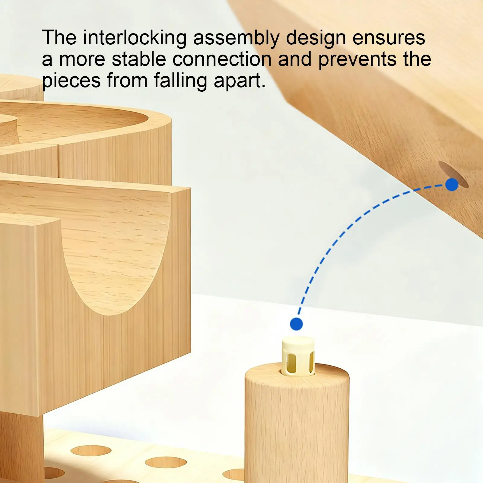 

Marble Race Wooden STEM Games Learning Marble Maze Game Race Track STEM Toys For Boys Girls Kids Classroom Home School