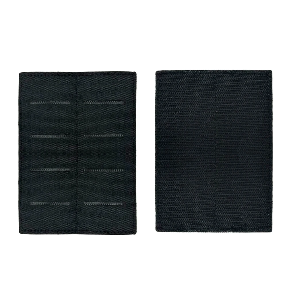 Tactical  2 Row Hook & Loop Backed Panel Molle Adapter Insert for Modular Storage EDC Packs Backpack Hunting Accessories