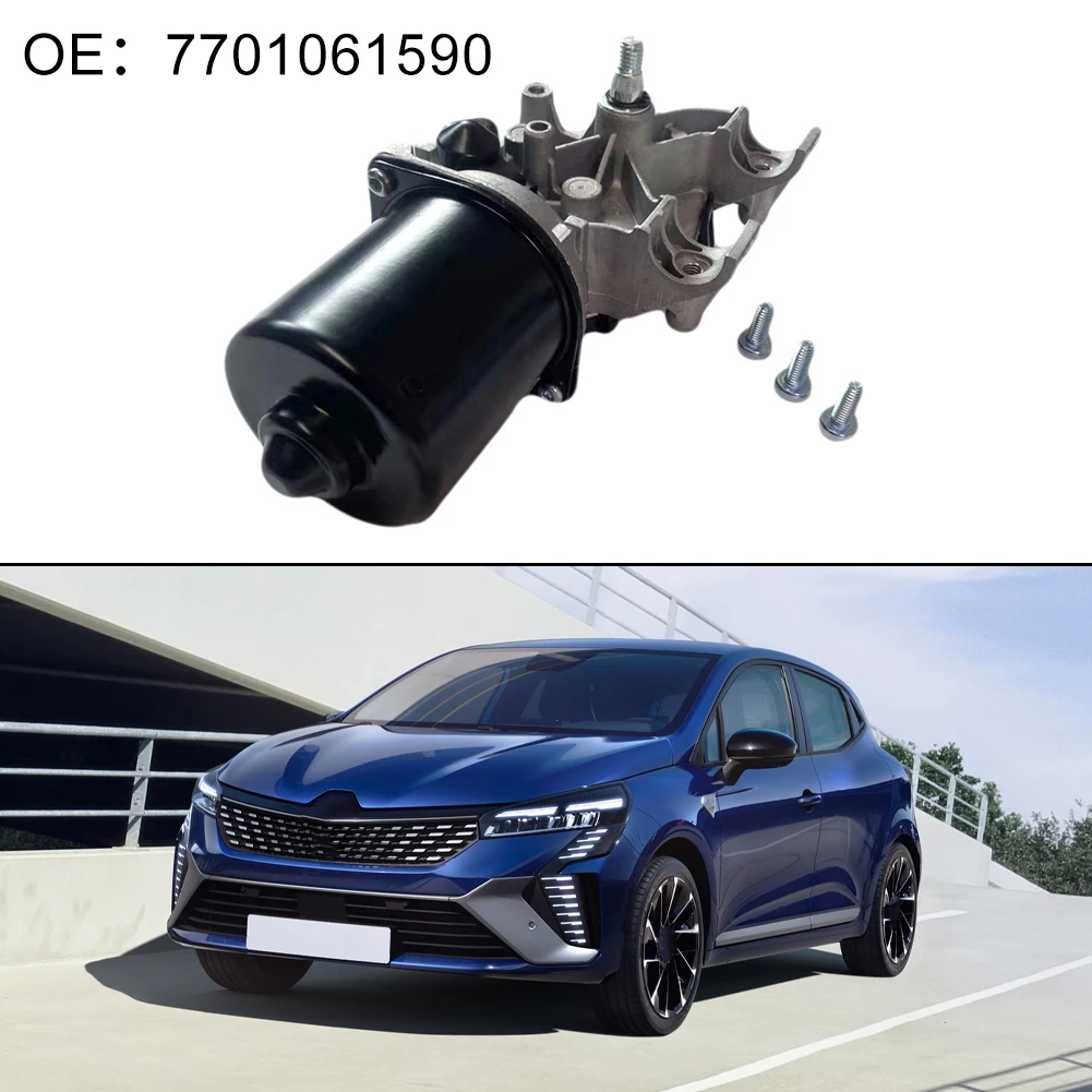 For Clio 3 III Front Wiper Motor OEM Compatible 7701061590 Engineered for Durability and Reliability from 2005 to 2012