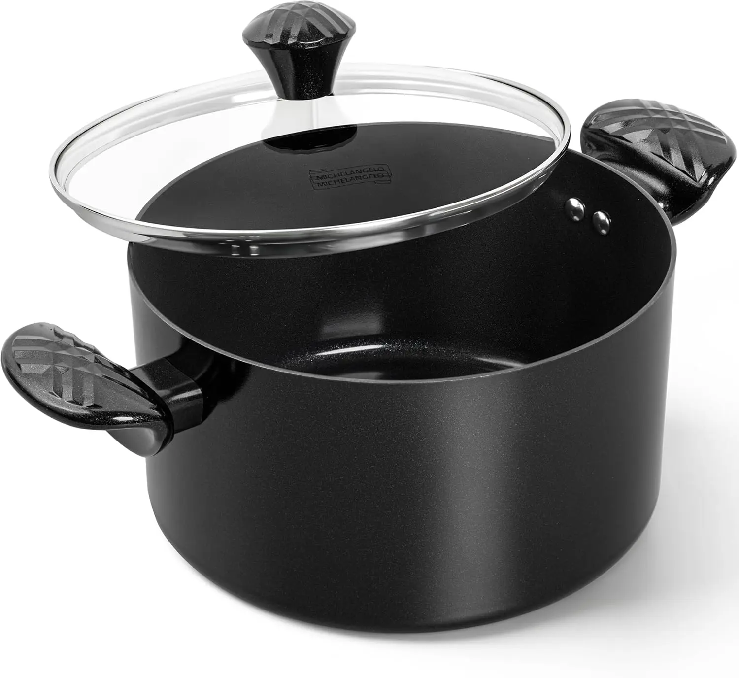 

Кастрюля с крышкой, 6-литровая суповая кастрюля с крышкой, антипригарная керамическая кастрюля с ручкой, не нагревающейся при контакте с воздухом, для индукционных плит