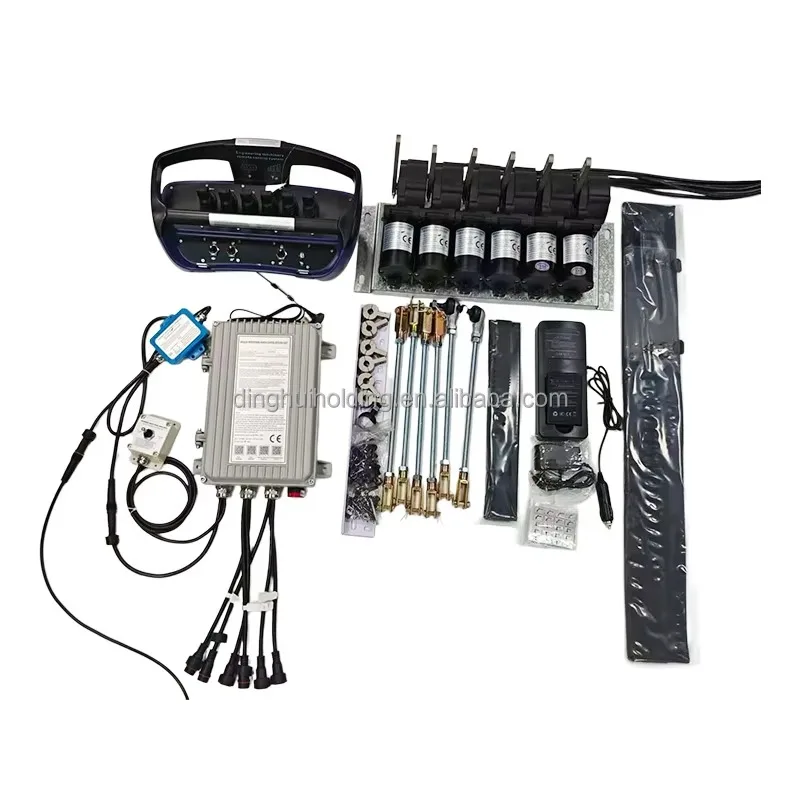 New Arrival Waterproof 12V/24V Crane Truck Remote Control 6-Channel Joysticks Anti-Shock Hydraulic Remotes With 500m Range