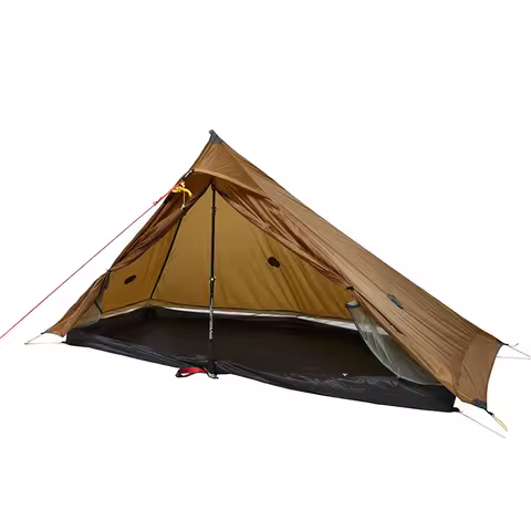 2026 T Door Upgraded 3F LANSHAN 1 Pro No-See-Um 3/4 Season 230*80*120CM Two Side 20D Silnylon One Person Camping Tent