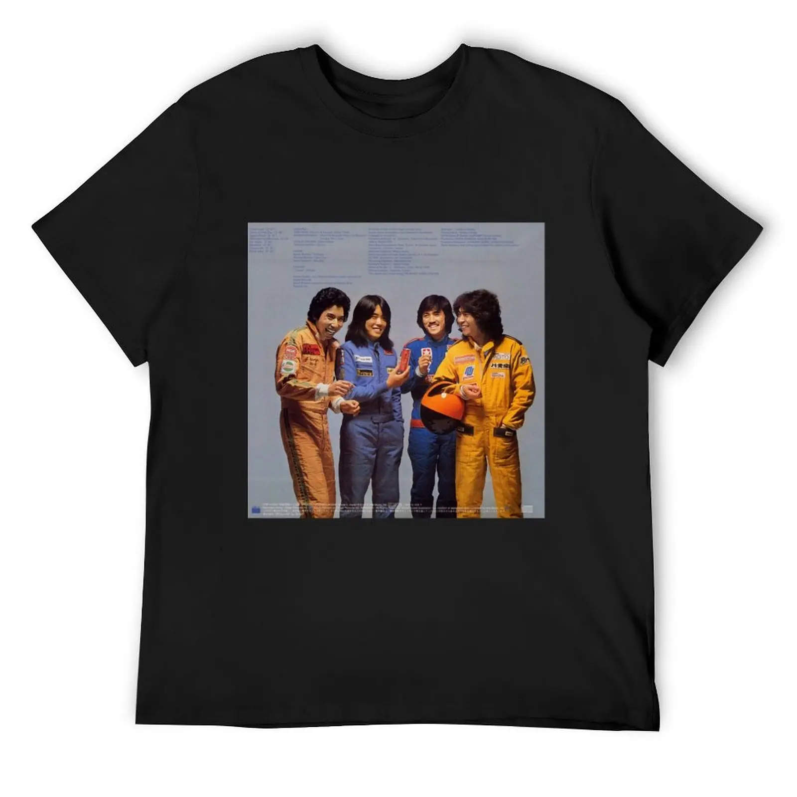 Casiopea band photo album T-Shirt tops summer clothes men clothing