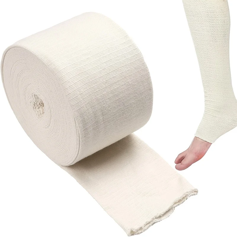 1Roll Portable Elastic Tubular Bandage,Can Be Cut and Compressed,for Multiple Parts of the Body,Multiple Sizes Available