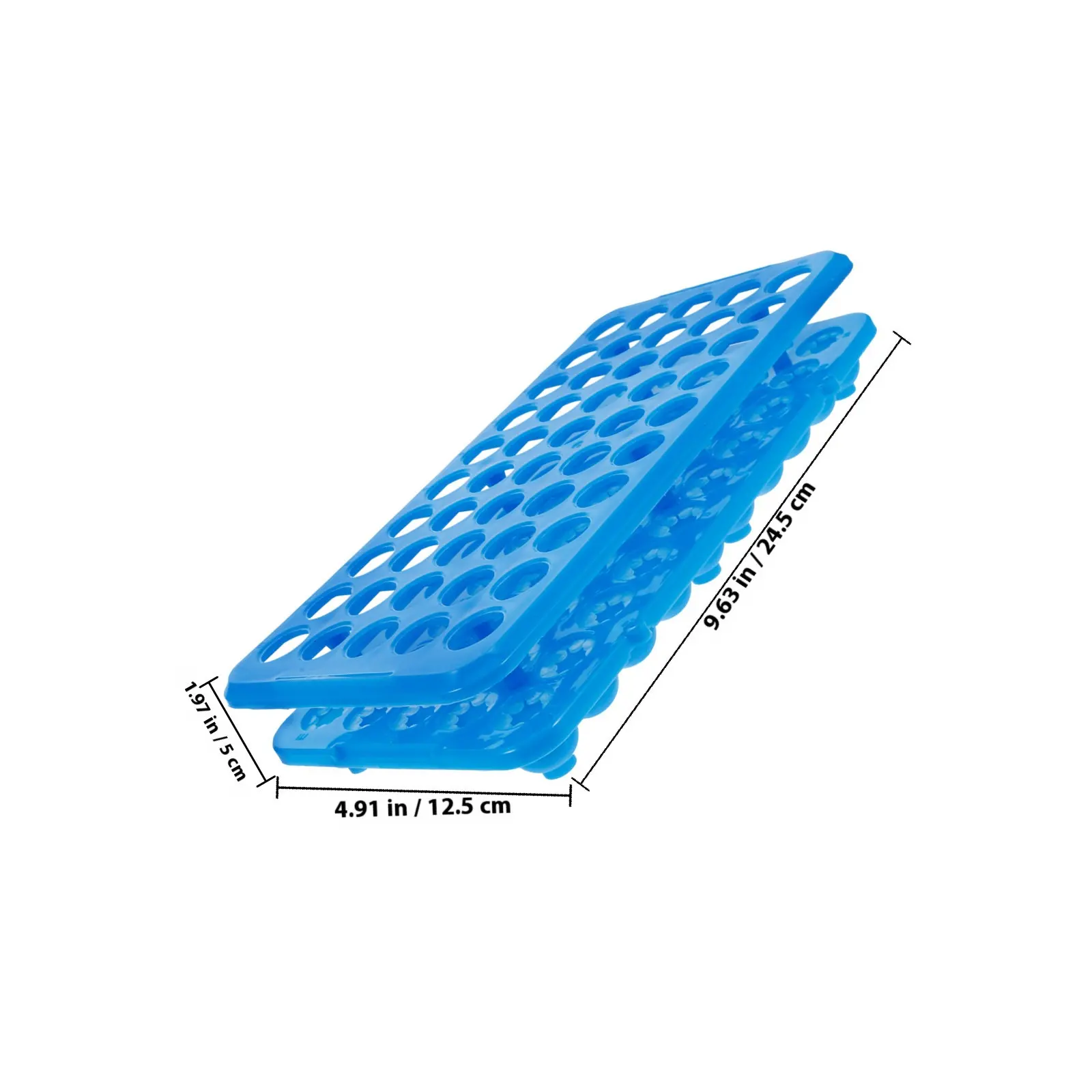 Test Tubes Rack Laboratory Sturdy Sampling Tube Organizer Holder Storage Stand for Test Tube Storage Sampling Tubes Rack view 2