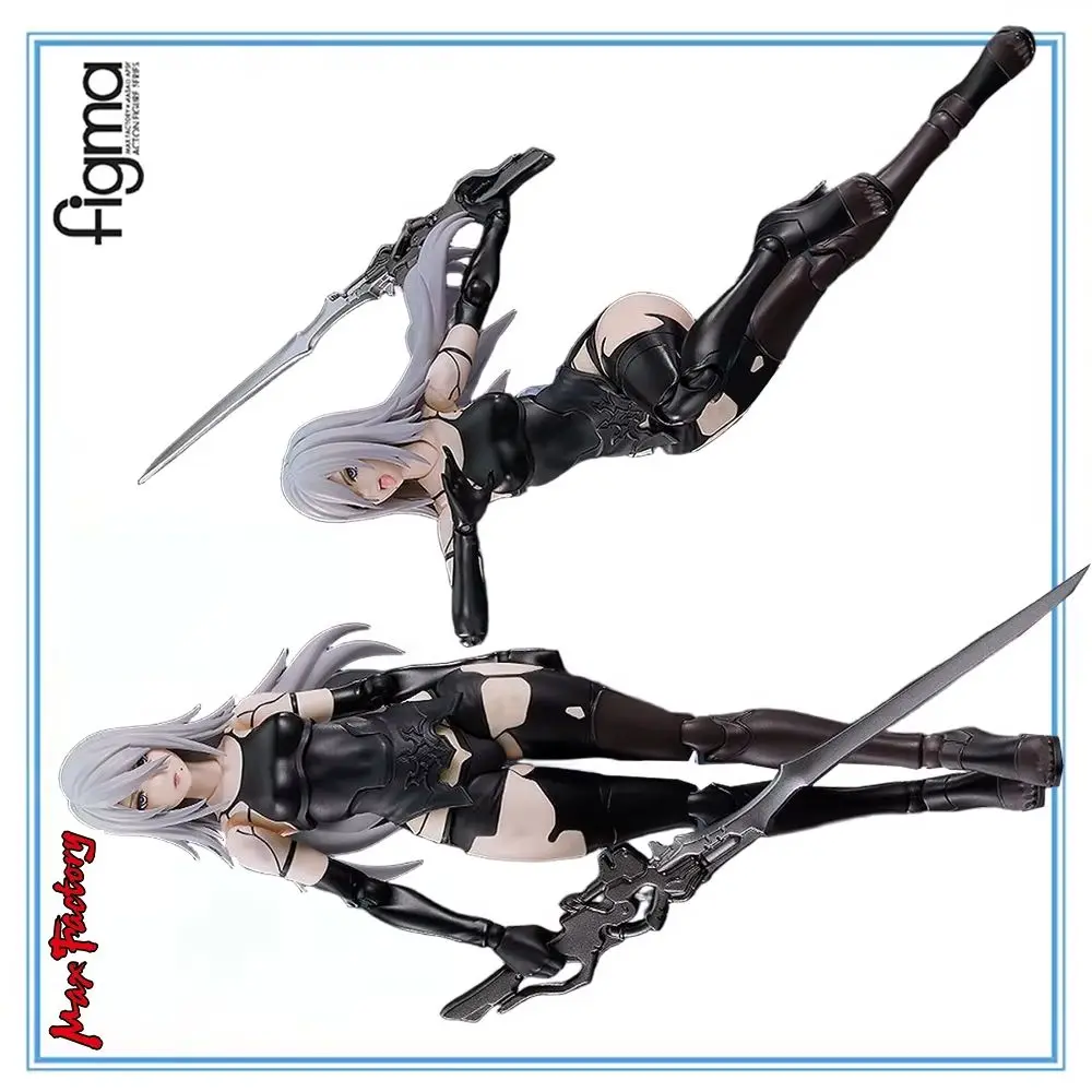 

100% оригинал Max Factory Figma ( # 649) NieR:Automata Ver1.1a YoRHa Type A No 2 Коллекция экшн-фигурок Аниме-фигурка