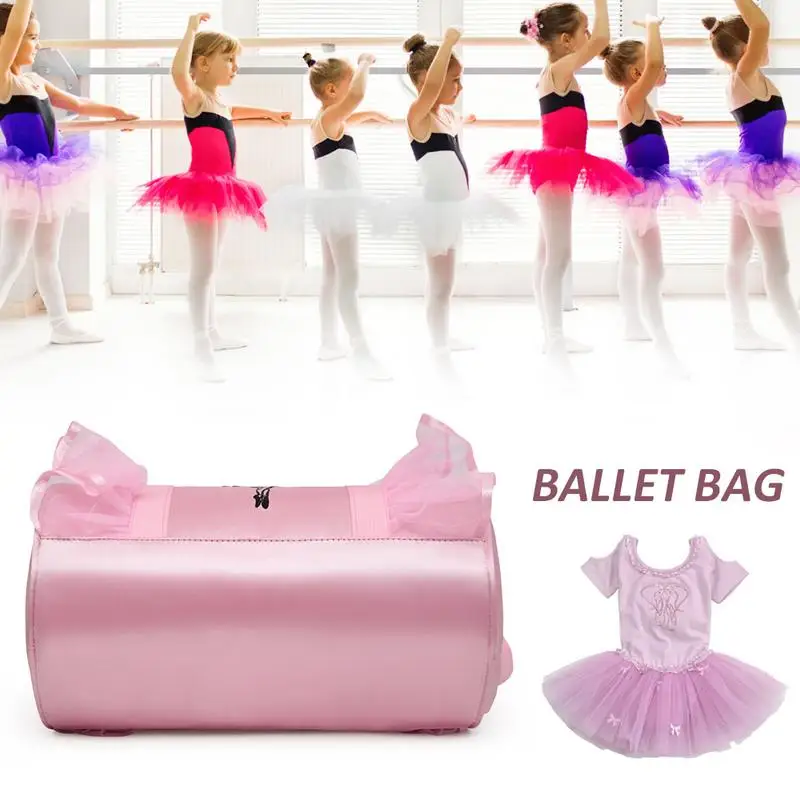 Bolsa de baile para niñas y niños, bolsa de viaje impermeable para adolescentes, paquete de bailarina deportiva con compartimento, bolsa de gimnasio de Ballet