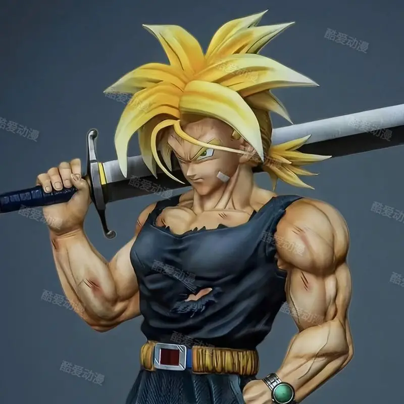 Anime dragon ball figuras troncos figura de ação duas cabeças torankusu estatueta estátua pvc modelo mesa decora boneca brinquedo presente natal