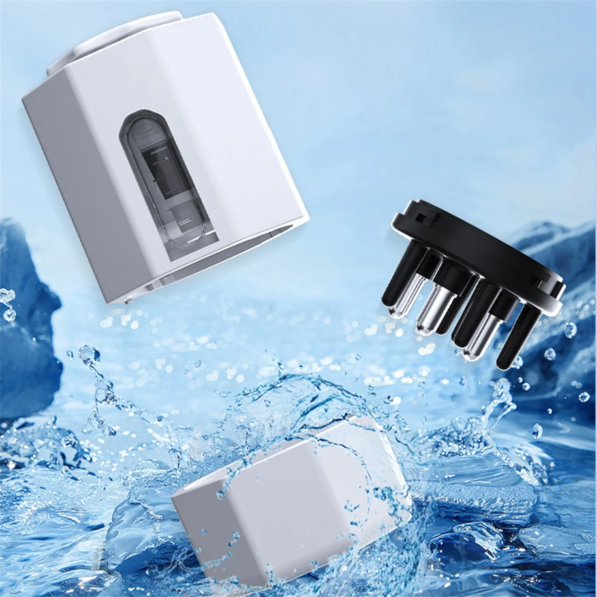 

ABLG 2in1 Scalp Applicator Solid Liquid Comb for Hair Scalp Treatment Essential Oil Guiding Comb Hair Growth Serum Massager,A