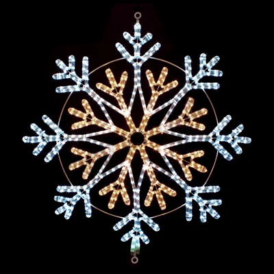 Most popular 3d crystal Large Outdoor 3D Christmas Motif Lights  Snowflakes