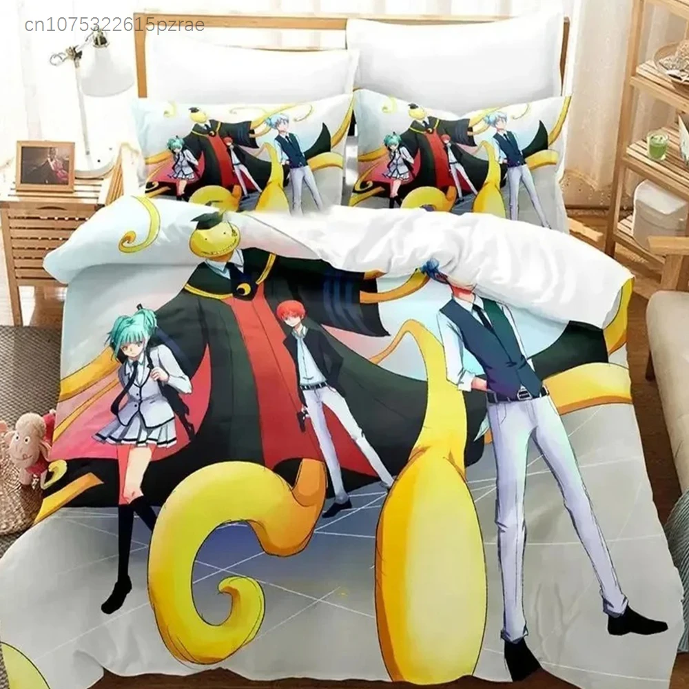 Anime Assassination Classroom Koro-sensei Bedding Set Bedroom Soft Modern Bedspreads Comefortable Duvet Cover Cover Pillowcase