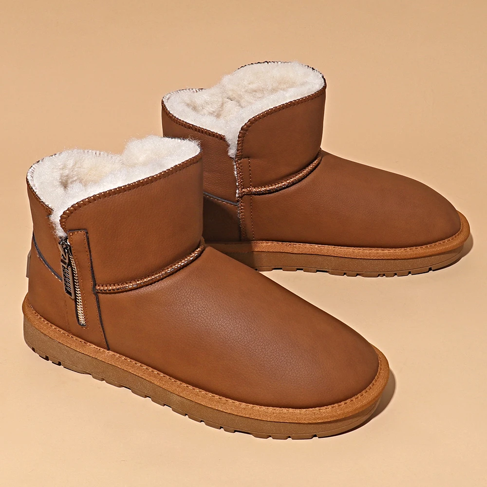 thickened-short-tube-winter-boots-men's-high-help-northeast-snow-boots-easy-wear-fleece-lined-cold-proof-warm-cotton-shoes