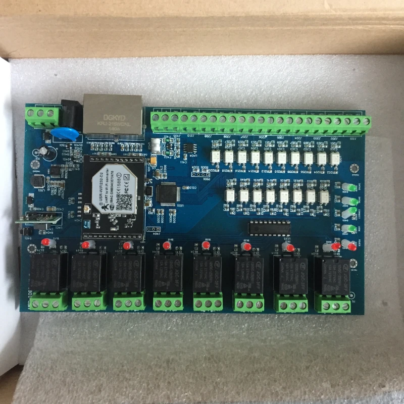 USR-IO88 WIFI Ethernet Controller 8 configurable input network relay Remote control board
