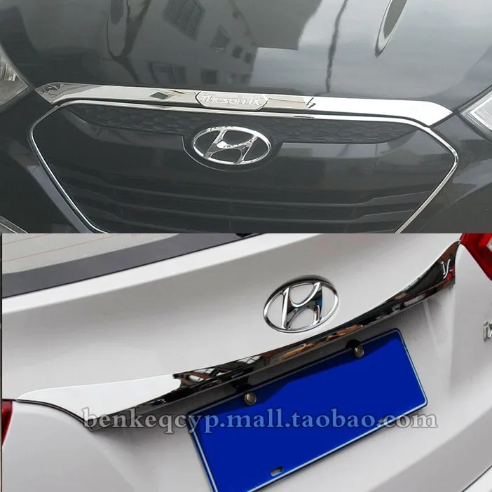 

Car sticker styling For Hyundai ix35 2009-2016 Rear Boot Door Trunk Cover Trim Tailgate Garnish Molding Strip Car Accessories