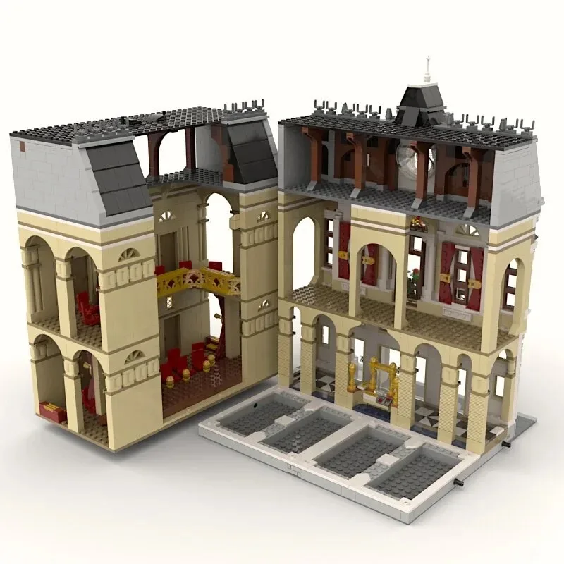 MOC-98927 Street View Modular Royal Opera House Assembled Splicing Bricks 6633 Parts Building Blocks Children\'s Birthday Customi