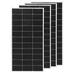 120W 240W 360W 480W Tempered Glass Solar Panel Rigid Painel 12V 1-4pcs Windproof Anti-snow Anti-hail PV Panels Solar System