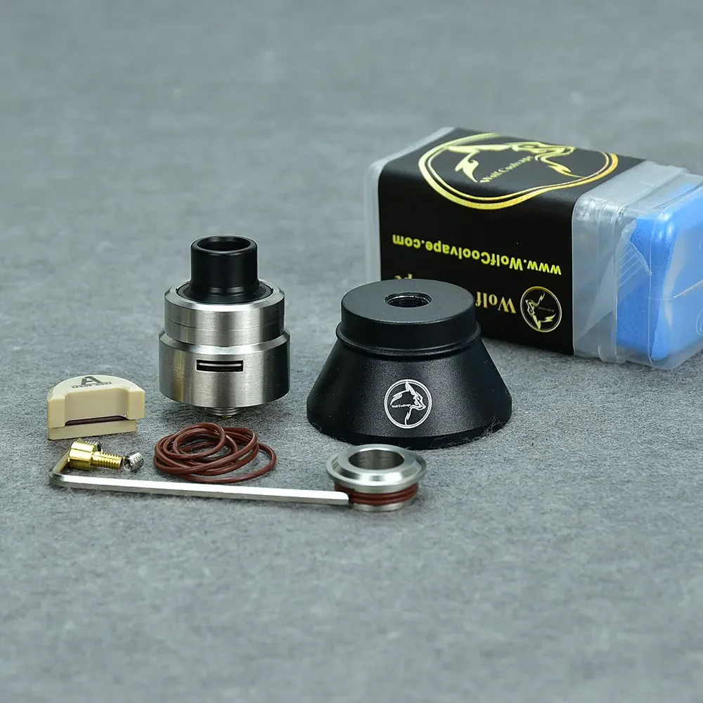 Wolfcoolvape Armor 1.0 RDA 22mm - MTL Vape 316SS Rebuildable Single Coil Atomizer