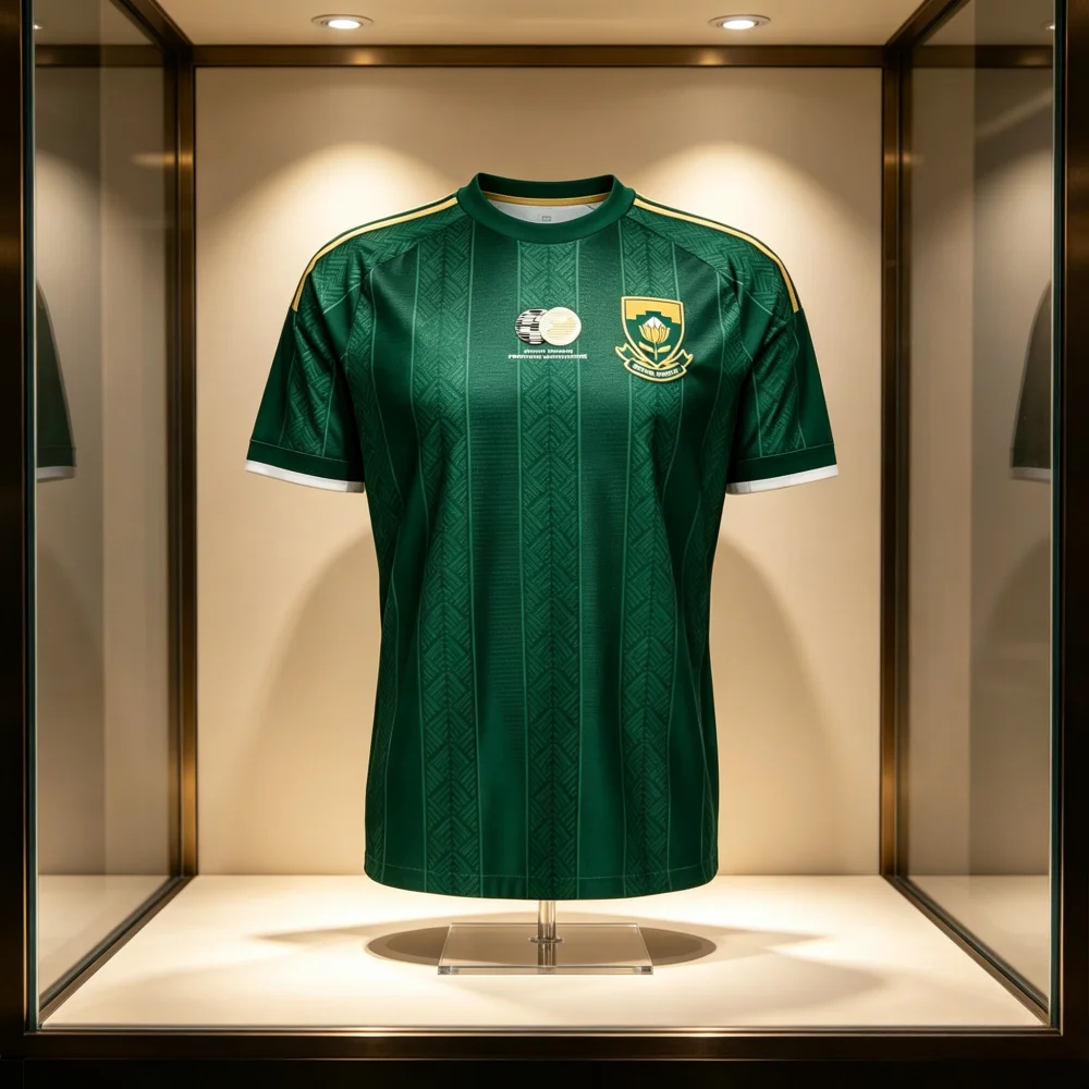 22026 New South African Team National Football Jersey for Fans 3D Light and Thin Quick Drying Breathable  Family Kids Tees