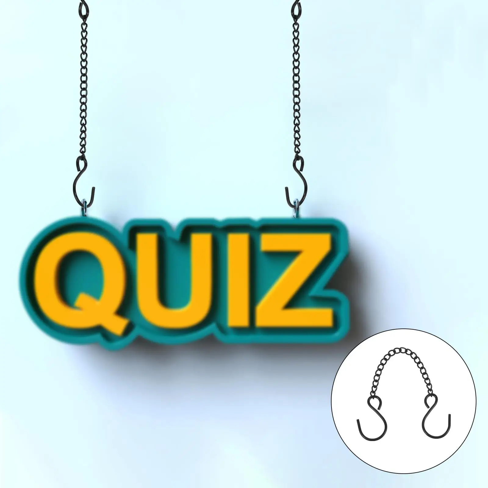 6Pcs Door Sign Hanging Chain Iron Storage Hook Small Chain For Picture Decorative Metal Chains Ceiling Mount Firm Material Wall