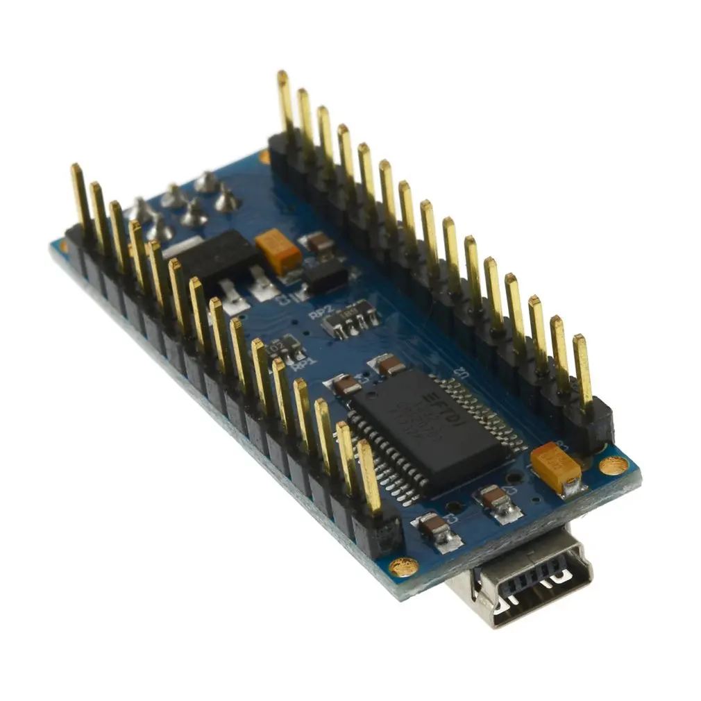 Hot 1PC Mini USB Nano V3.0 5V Micro Development Board ATmega328P CH340 Breadboard Controller For Arduino Voltage Regulator Board