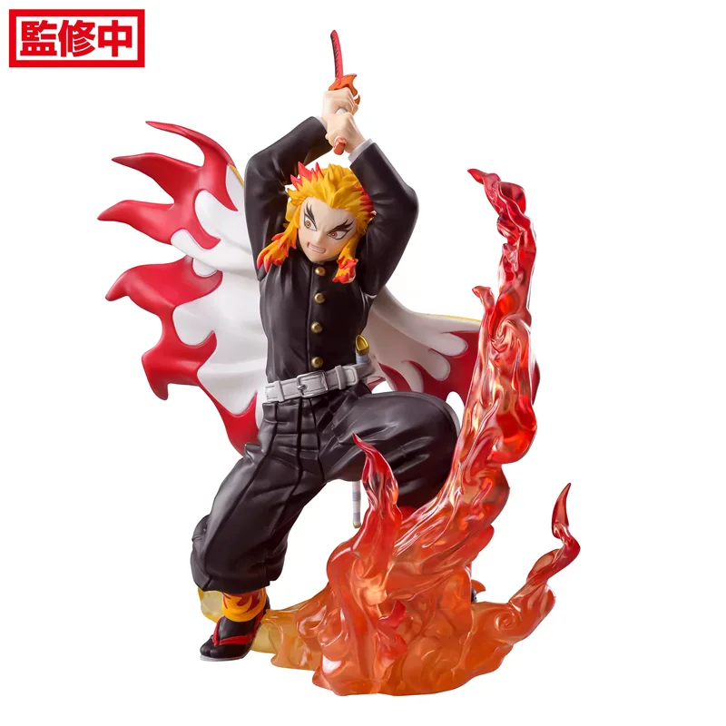 SEGA Original Xross Link Demon Slayer Rengoku Kyoujurou Akaza PVC Anime Action Figure Model Collection Toy Gifts