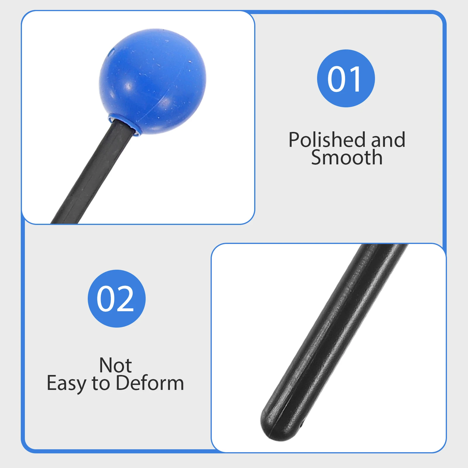 

4Pcs 's Drumsticks Tongue Drum Mallets for Beginners Lightweight Percussion Instrument Sticks Comfortable Grip Music