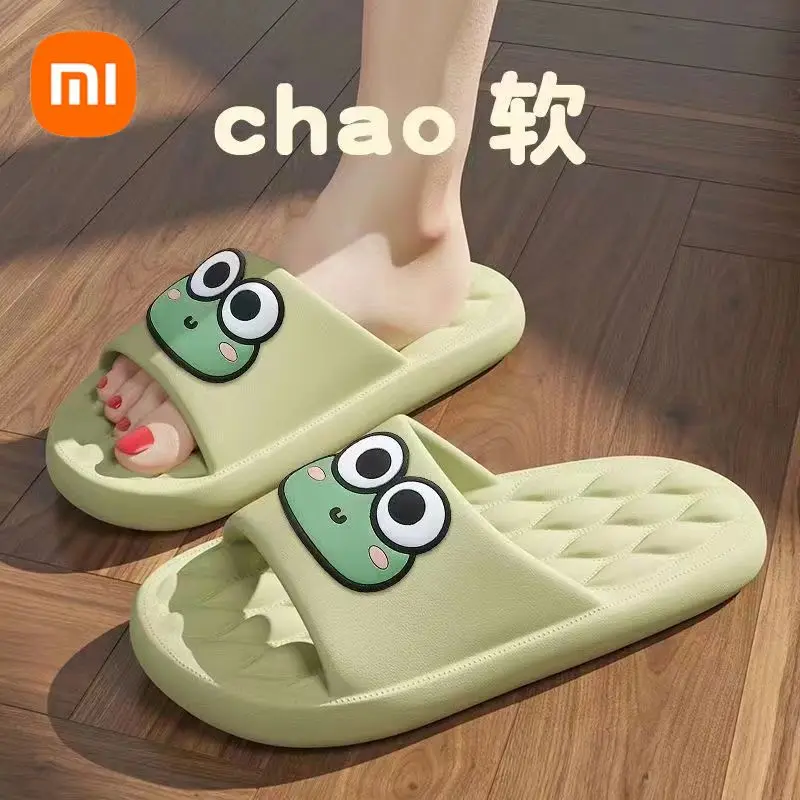 Xiaomi sandal selop Rumah Pria Wanita, Kasut sol tebal Anti Slip bawah lembut untuk rumahan