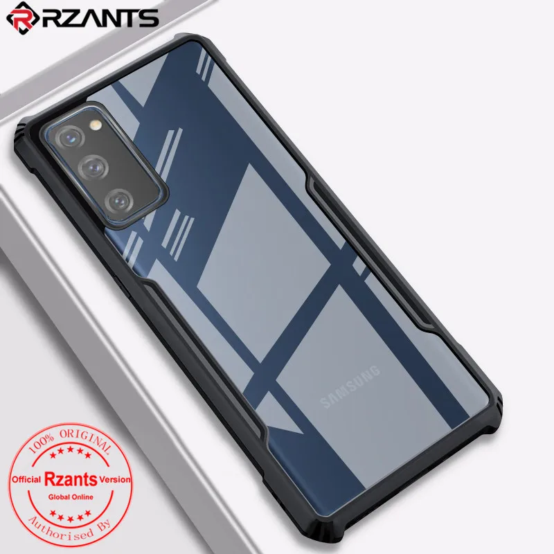 Rzants For Samsung Galaxy S20 S21 FE 5G Galaxy S20 S23 Plus Case Hard [Blade] Shockproof Slim Crystal Clear Cover funda Casing