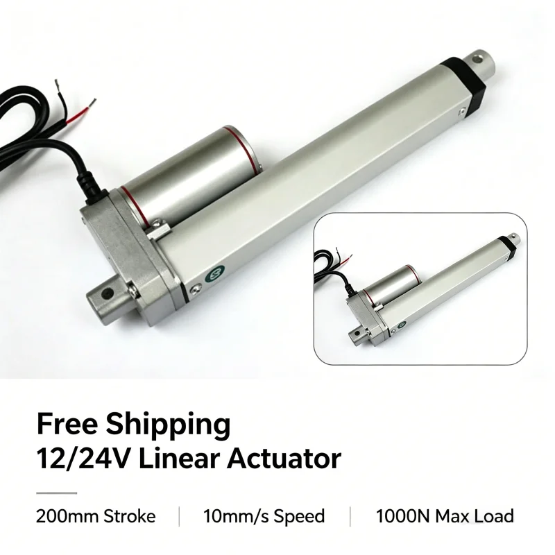 suprlus-auto-8inch-200mm-stroke-12v-linear-actuator-with-225lbs-max-force-and-10mm-s-speed-linear-a-ctuator-free-shipping