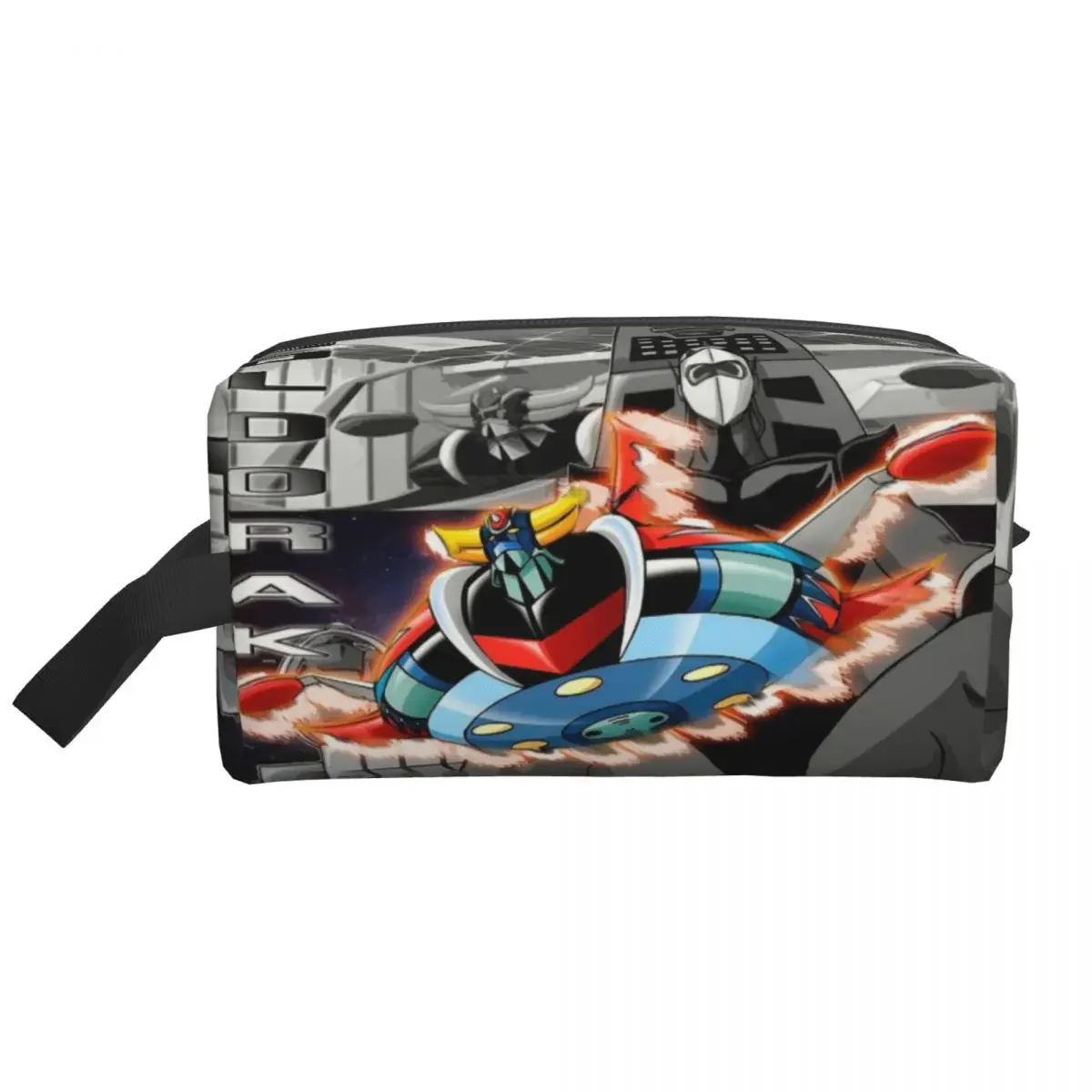 Bolsa de aseo de viaje Goldorak Anime Mazinger Z para UFO Robot grandizer, organizador de maquillaje, Kit de almacenamiento de belleza, Dopp