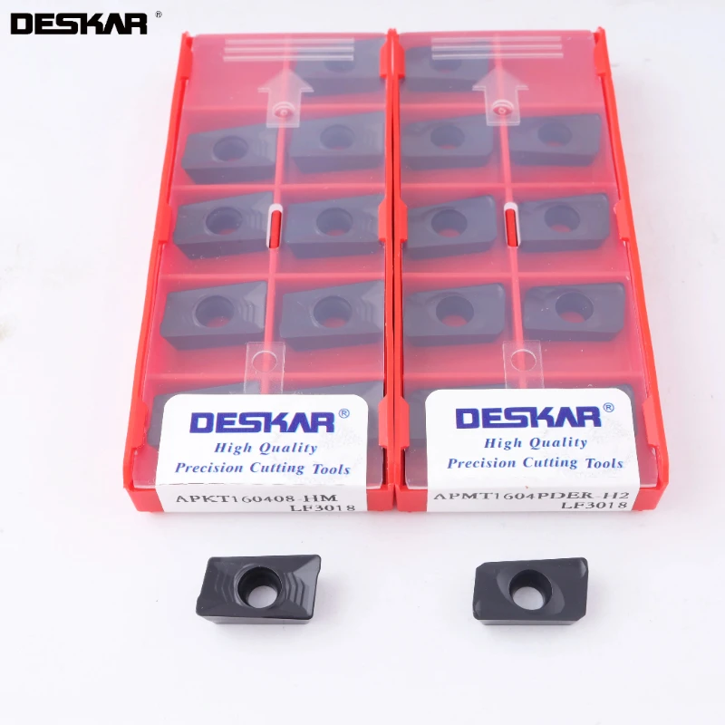 

Deskar Apmt1604pder-h2 Apkt160408-hm Lf3018 Lathe Milling Turning Tools Carbide Inserts Mill Cutter Cutting For Cast Iron