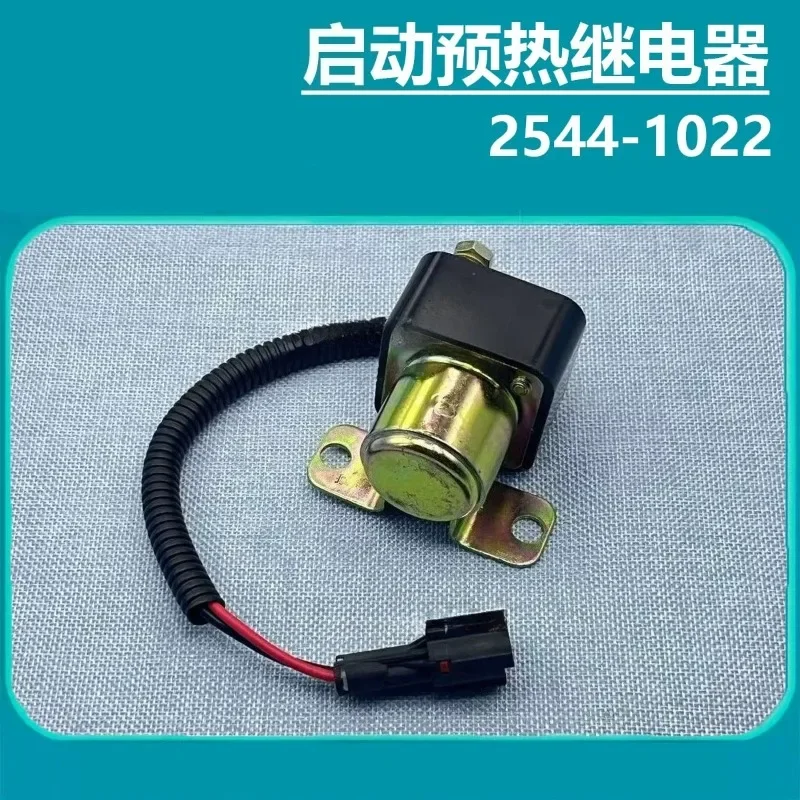 1PC Starter Preheat Relay 2544-1022 For Doosan Daewoo 55 60 80 150 225 370 300-7/9