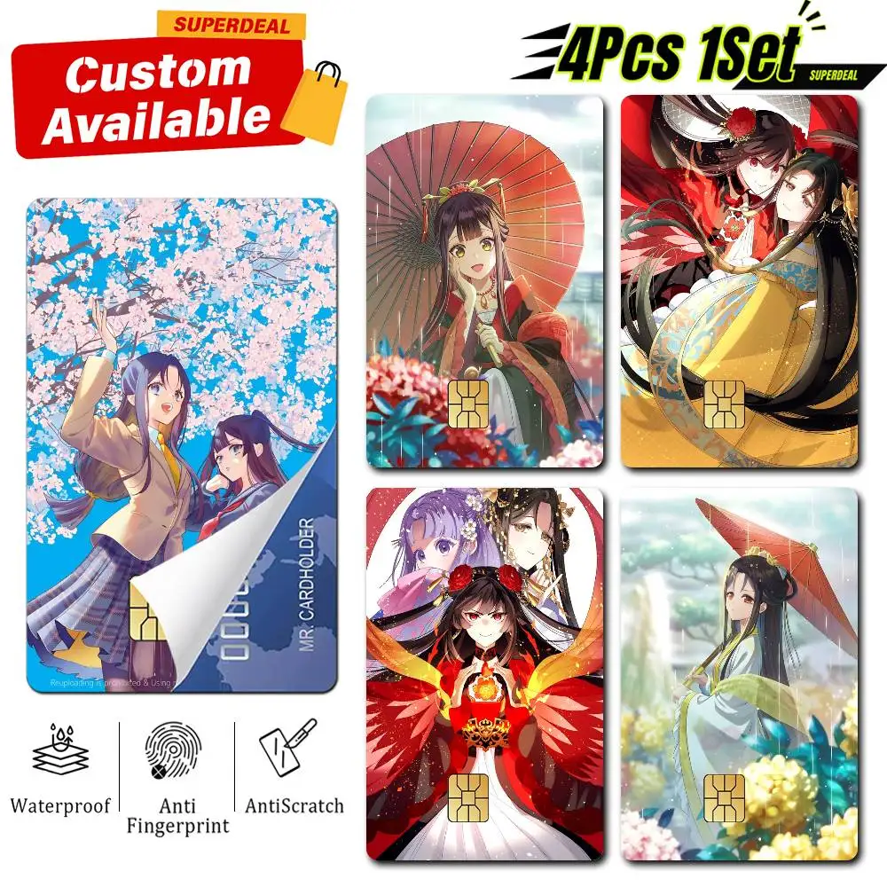 I-LL IT I-Iroha J-POP Card Stickers for Bank Access Protective Waterproof Film Cover Sticker Gift