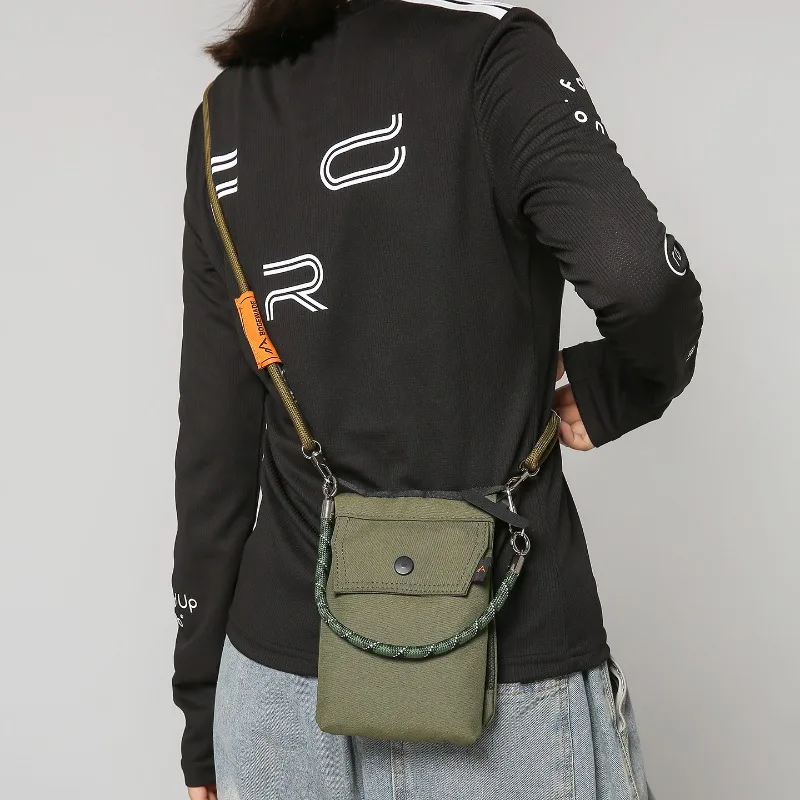 Fashion Vertical Phone Bag Portable Storage Pouch Crossbody Sling Bag for Men Women Simple Leisure Outdoor Sports view 3