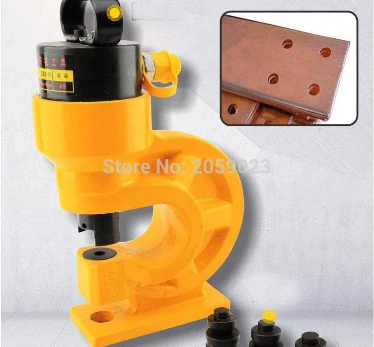 31T Hydraulic Hole Punching Tool Hole Digger Force Puncher Smooth for Iron Plate Copper Bar Aluminum Stainless Steel Machine