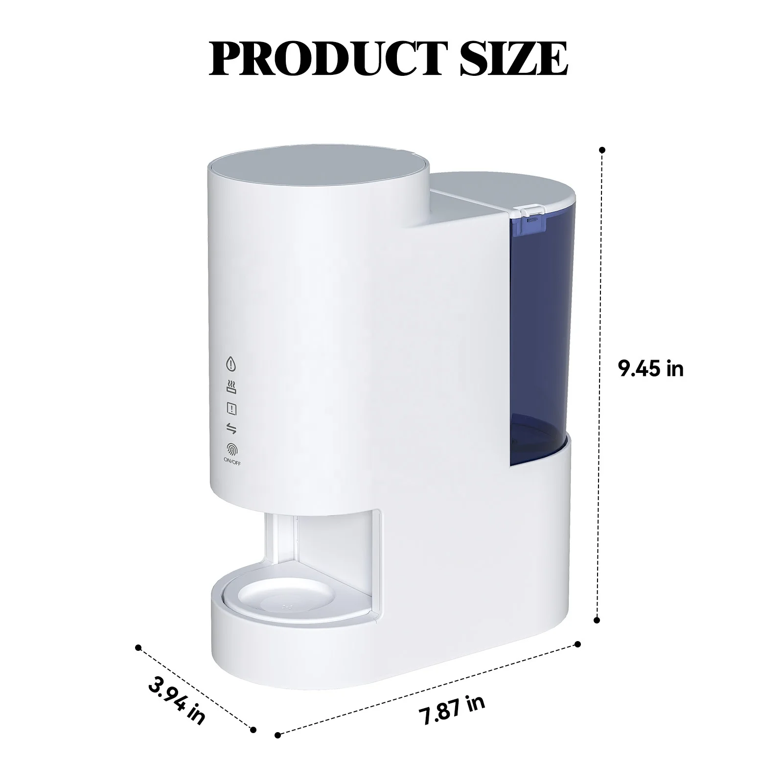 Hot Towel Dispenser 5S Fast Heating Auto-Release Steamer Eco-Friendly Compact 500ml Warm Wet Towel Maker for Bathroom Commercial