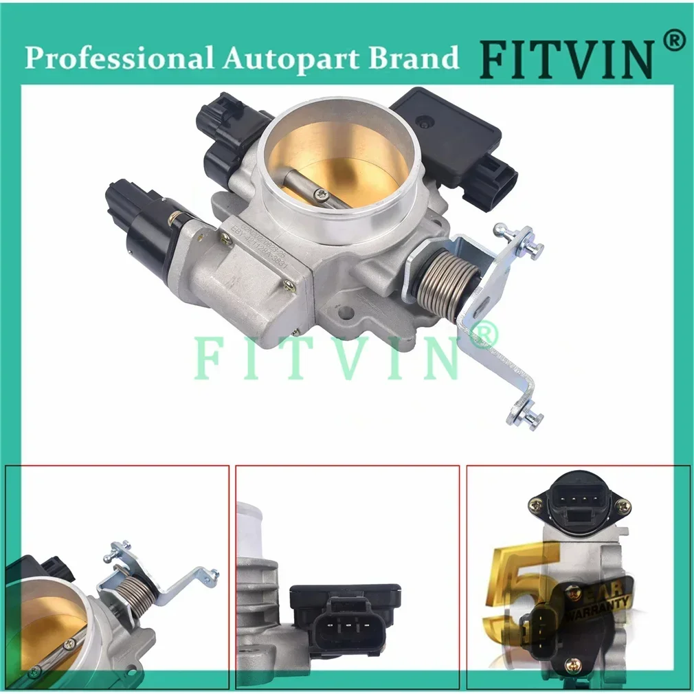 New 53032023AB 60mm For 1991-2003 Jeep XJ YJ TJ ZJ WJ 4.0L Cherokee Wrangler Flynsu Throttle Body 1724 Replacement High Flow