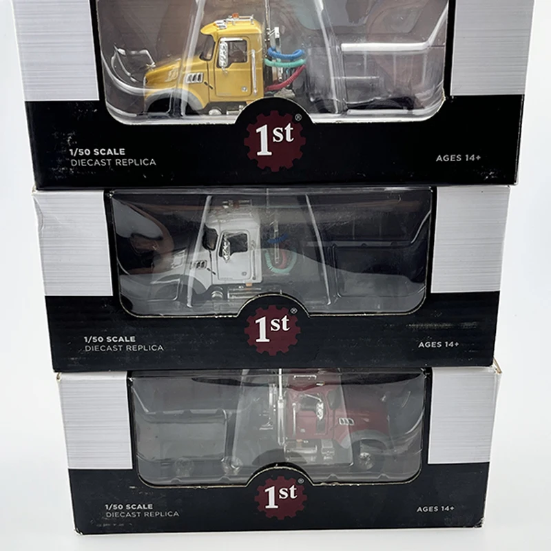 First Gear 1:50 Scale Diecast Alloy MACK Truck Towing Head Toys Cars Model Classic Adult Collection Souvenir Gift Static Display