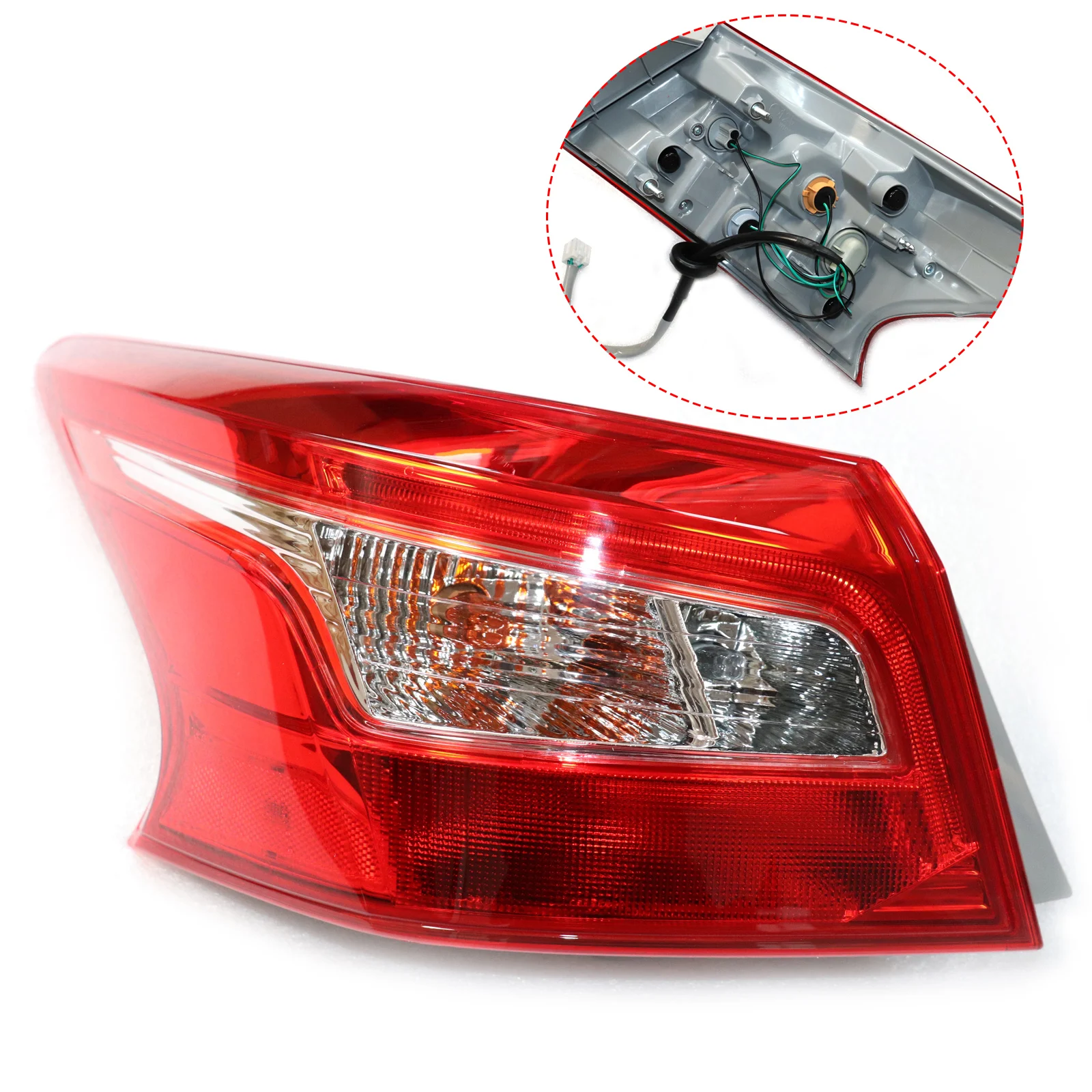 Tail Light Driver LH Left Side for Nissan Sentra OEM 2016 2017 2018 Tail Light