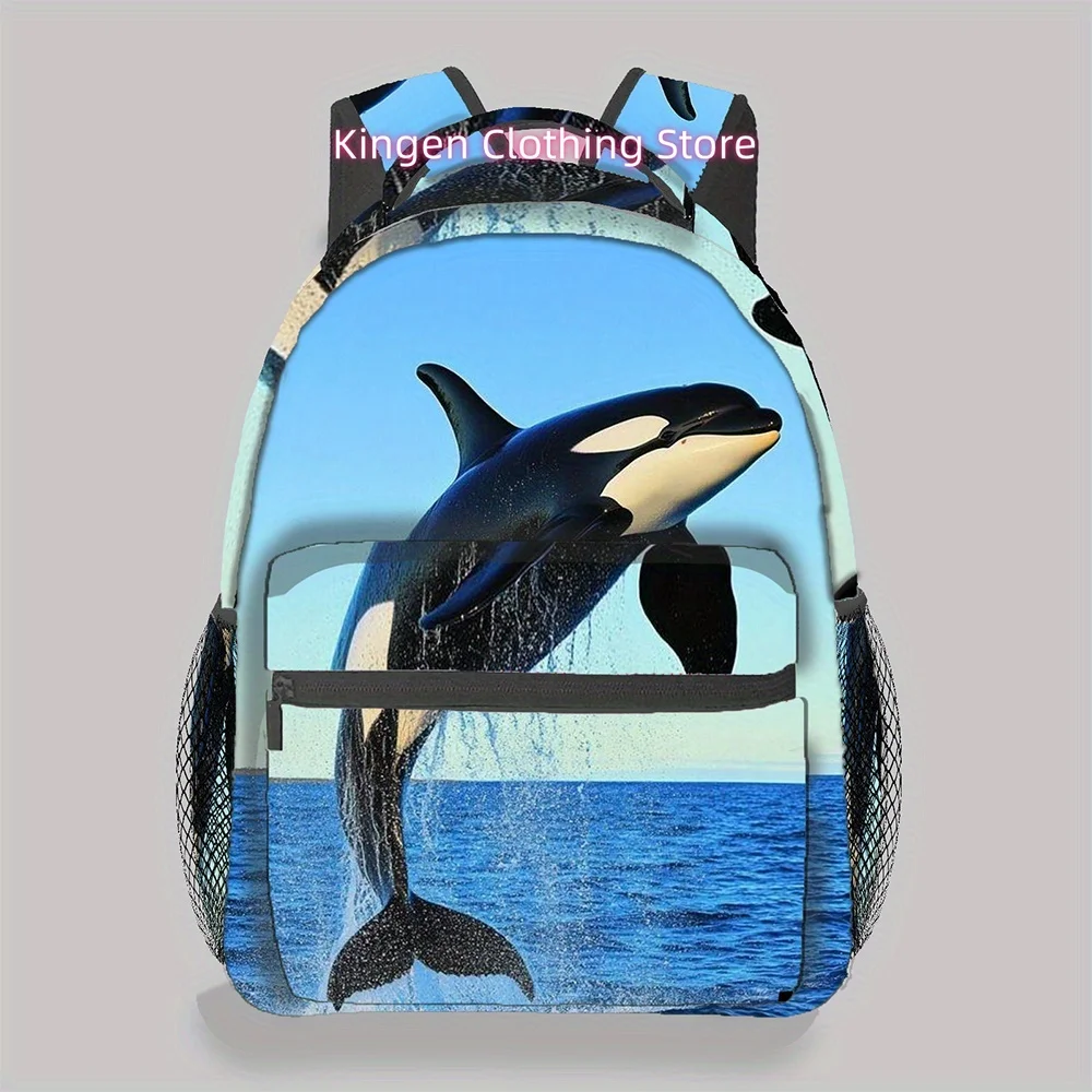 

2D FLAT PRINTING, Cartoon Printed Large Capacity Backpack, Classic Travel Style Backpack Suitable for Travel, Shopping, Yoga, Wo