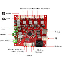 3D Printer Motherboard for Anet A8 Main Board Module A4988 Motor USB Interface 12V‑24V