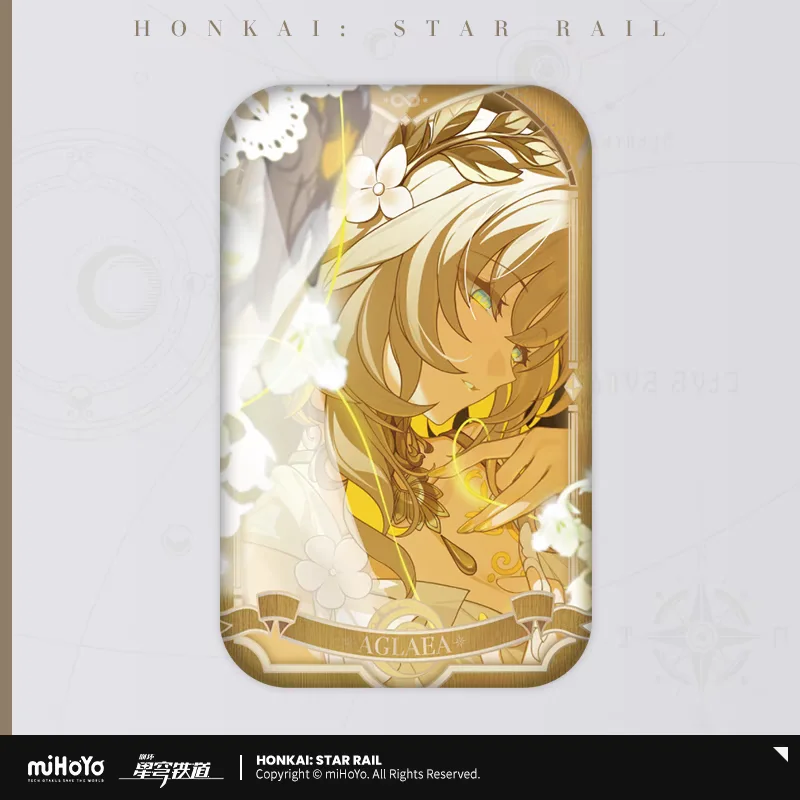 Pre Sale miHoYo Official Honkai Star Rail Elysion Heroes' Era Series Tinplate Badge PHAINON THIBBIE MYDEI AGLAEA Gifts Cosplay