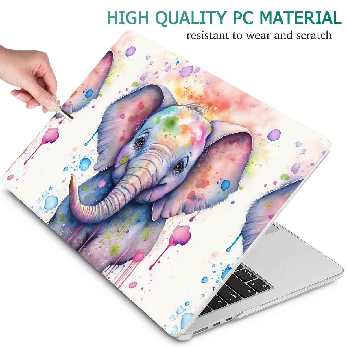 Cuteness Hard case for MacBook M4 2025 M2 M1 2023 Air 15 13 A2941 A2681 A2337 Pro 13 14 16 A2338 A2779 A2780 A2251 A2289 Pro15