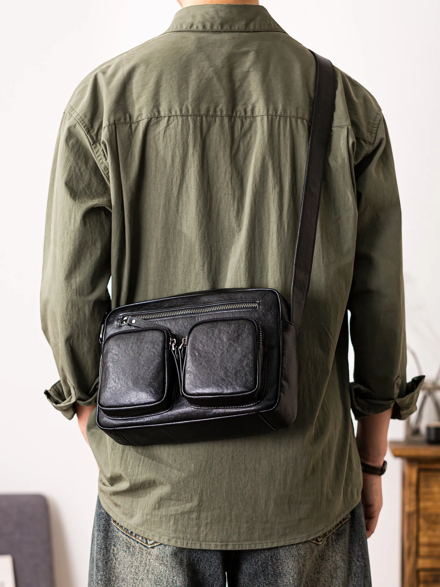 casual high quality first laye - Leather Work Bag Mens 评论和价格