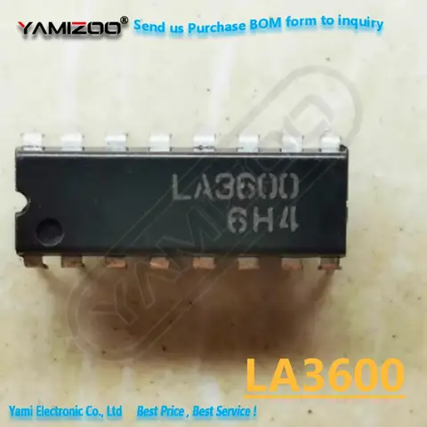 2 pz LA3600 TA7796P AMP DI POTENZA AF A 2 CANALI PER RADIO TAPE GRAVATORE Nuovo Originale