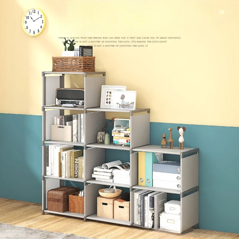 Kid Bookshelf Organizer Mobile Document Rack Picture Book Desk Side Storage Children Librero Infantil Bookcases Furniture