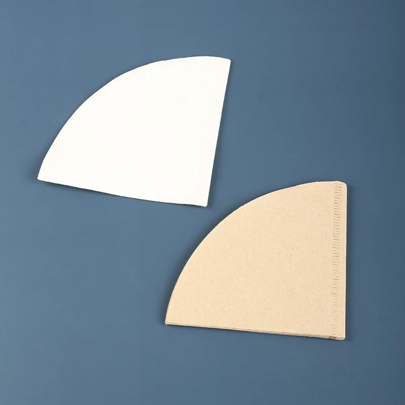 50pcs Cone-Shape Drip Coffee Powder Filter Papers Coffee Cup Replacement Filters Tea And Coffee Tools Kitchen Accessory